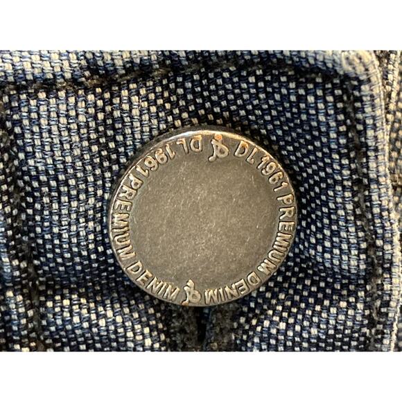 DL1961 Russell Slim Straight Jeans - Size 34 - SKU 5427 - Distressed Blue Wash - Picture 2 of 12